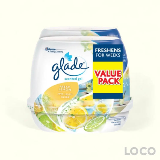 Glade Scented Gel 180Gx2 Twin Pack - Lemon