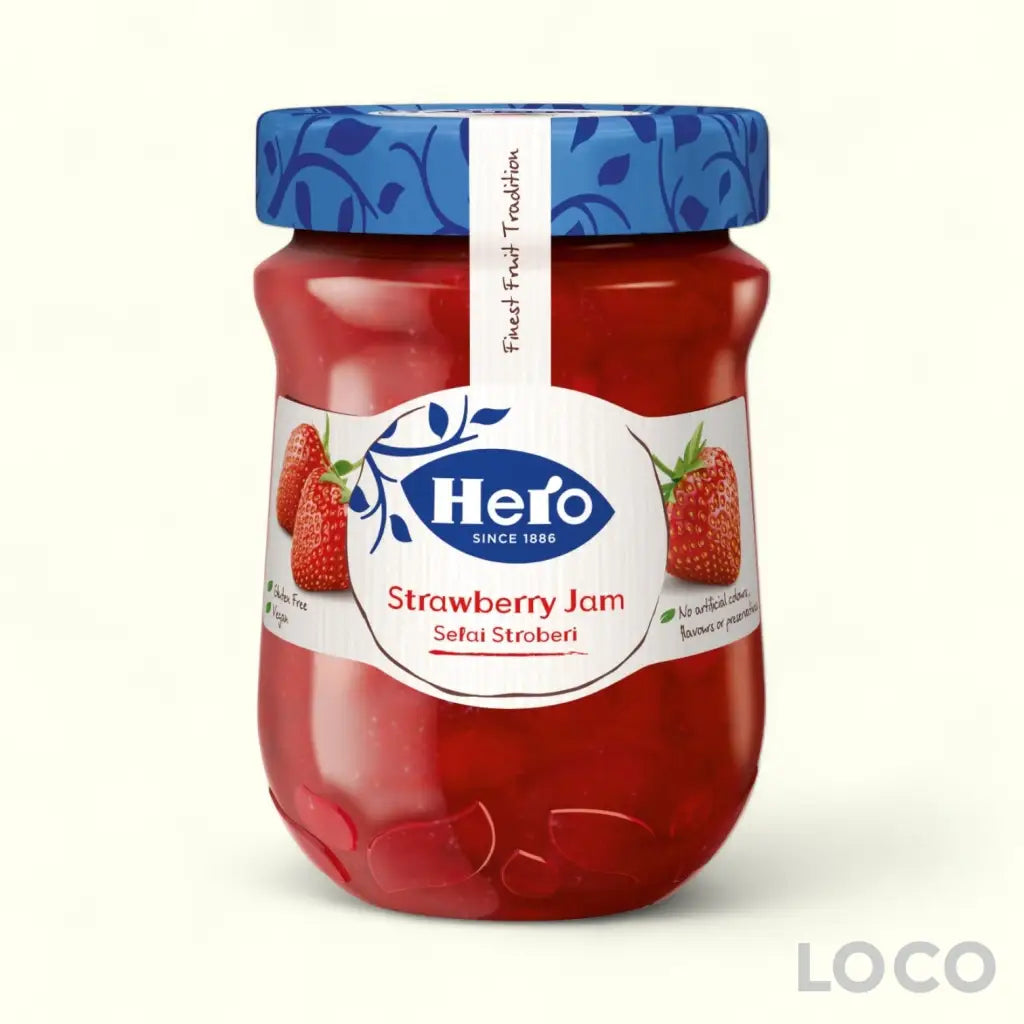 Hero Fruit Jam 340G - Strawberry