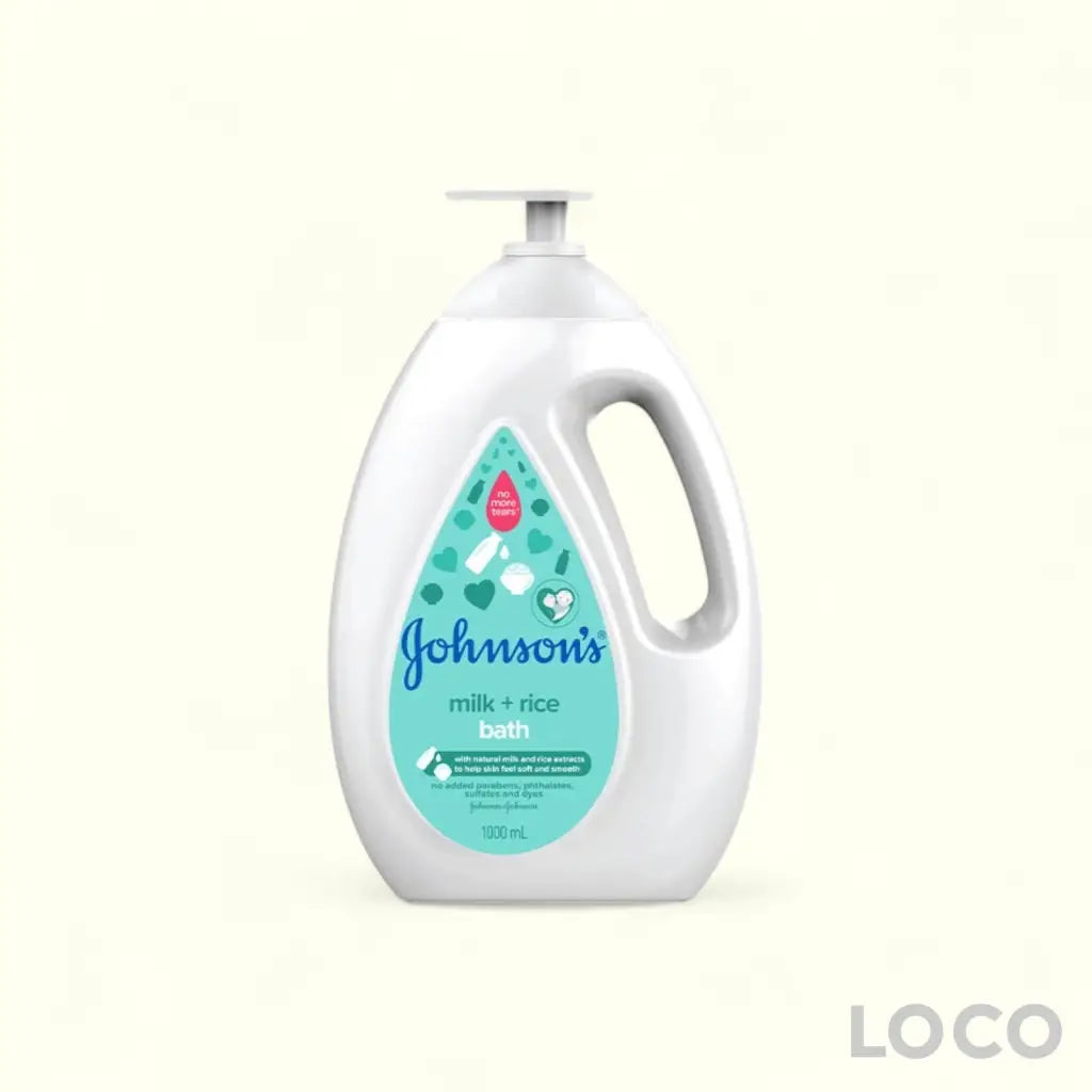 Johnsons Baby Bath 1000ml - Milk & Rice 1000ml