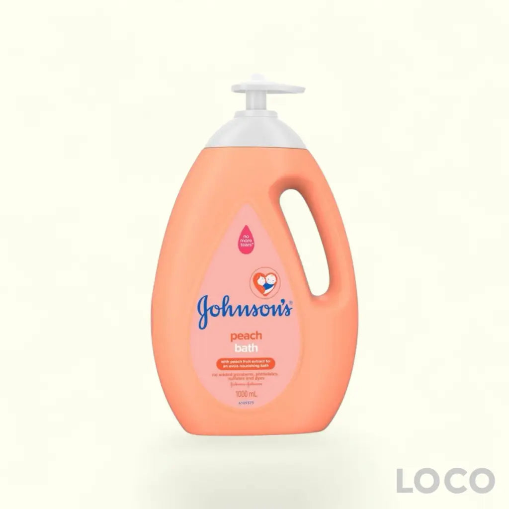 Johnsons Baby Bath 1000ml - Peach 1000ml