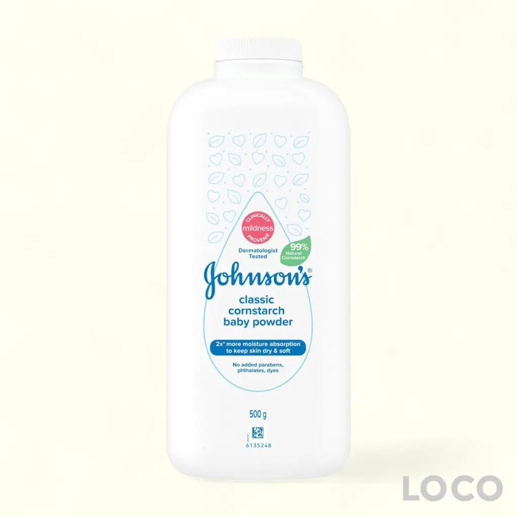 Johnsons Baby Corn Starch Powder 500G - Classic 500G