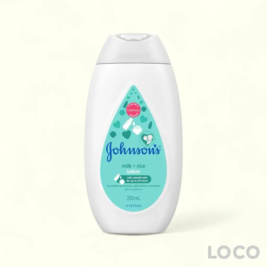 Johnsons Baby Lotion 200ml - Milk & Rice 200ml
