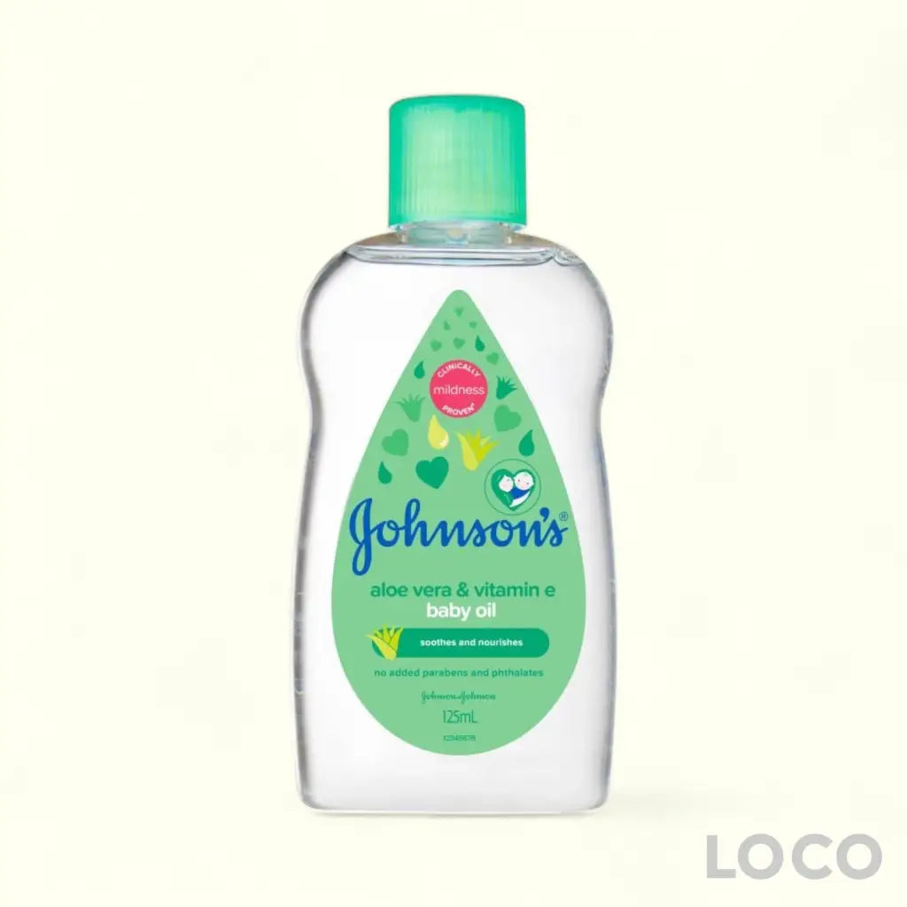 Johnsons Baby Oil 125ml - Aloe Vera 125ml