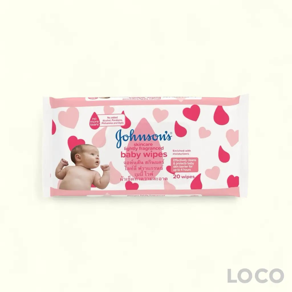Johnsons Baby Skincare Wipes 20S - Scented 20s