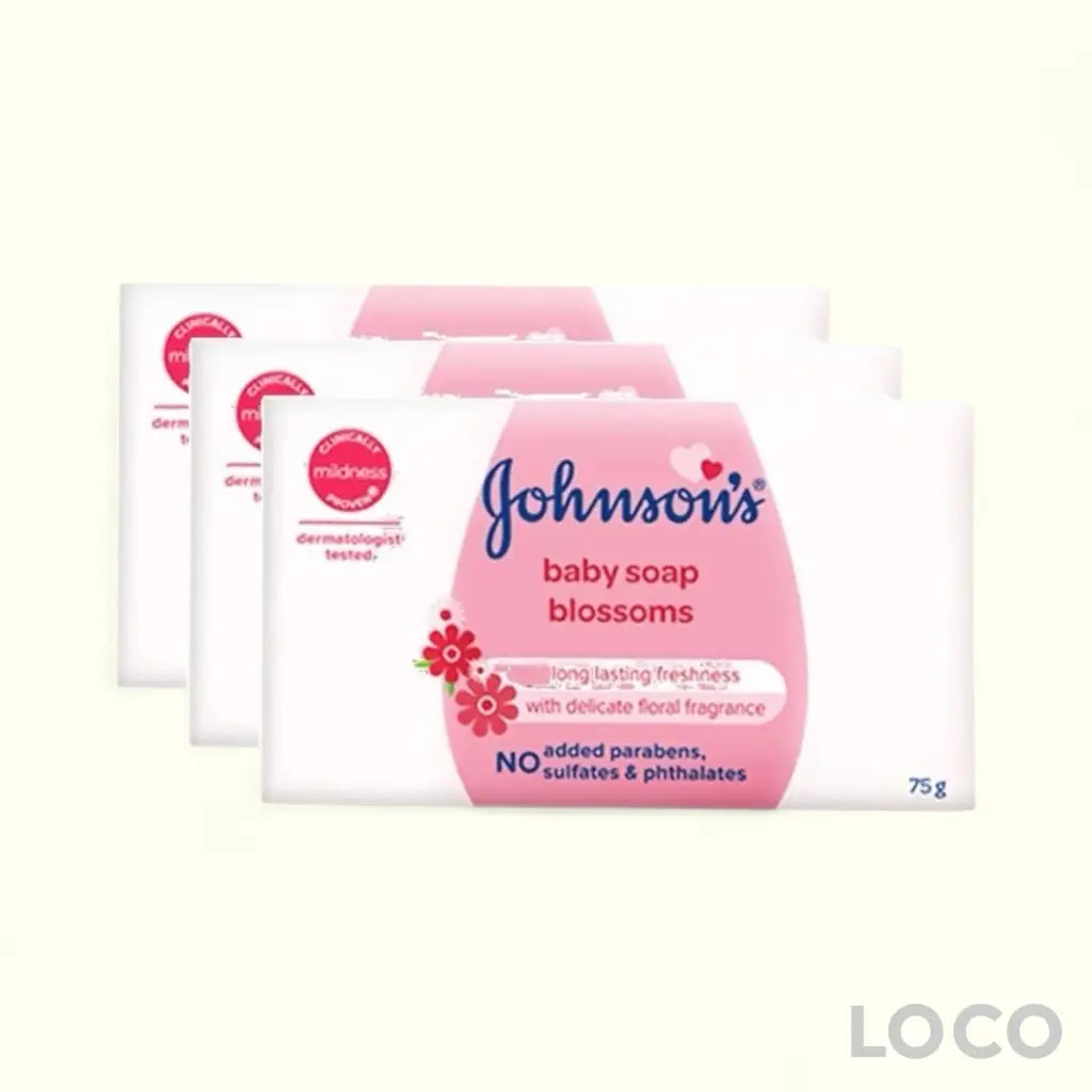 Johnsons Baby Soap 75GX3 - Blossom 75gx3