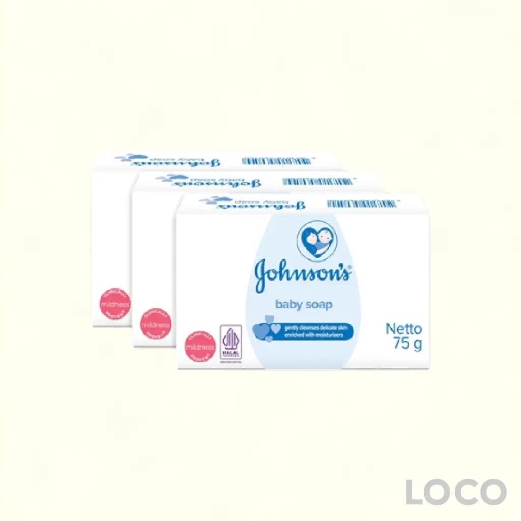 Johnsons Baby Soap 75GX3 - Regular 75gx3