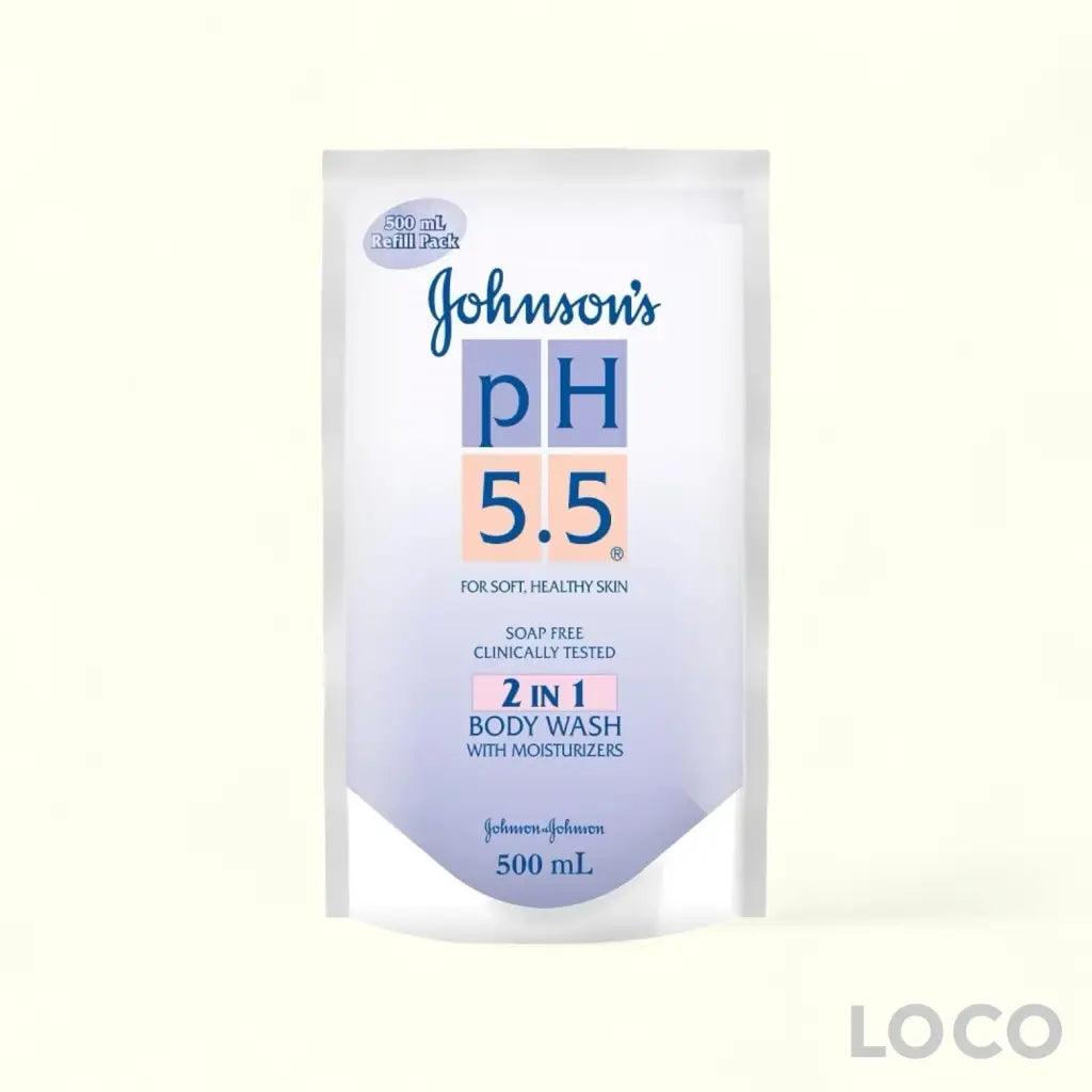 Johnsons PH5.5 Body Wash 500ml Refill - 2 in 1 500ml