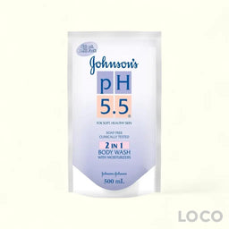 Johnsons PH5.5 Body Wash 500ml Refill - 2 in 1 500ml