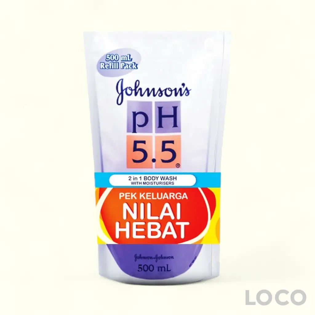 Johnsons PH5.5 Body Wash 500mlx2 Refill - 2in1 500mlx2