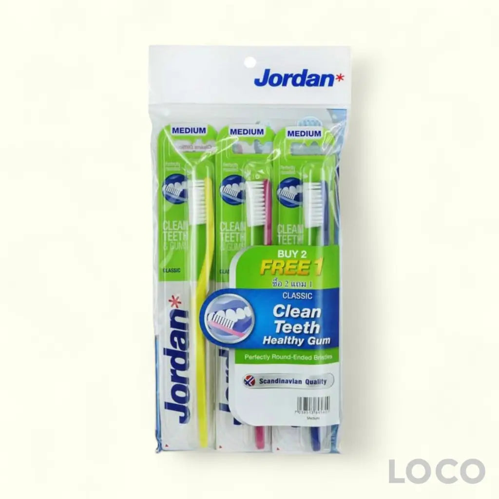 Jordan Classic Toothbrush 2 + 1 - Dual