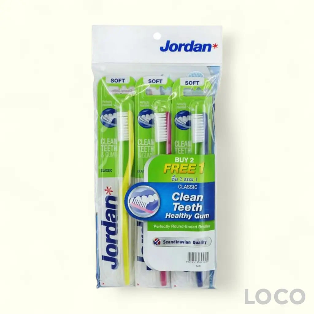 Jordan Classic Toothbrush 2 + 1 - Soft