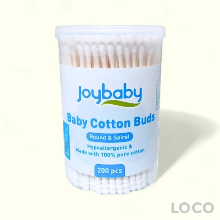 Joybaby Baby Cotton Buds 200s - Round & Spiral