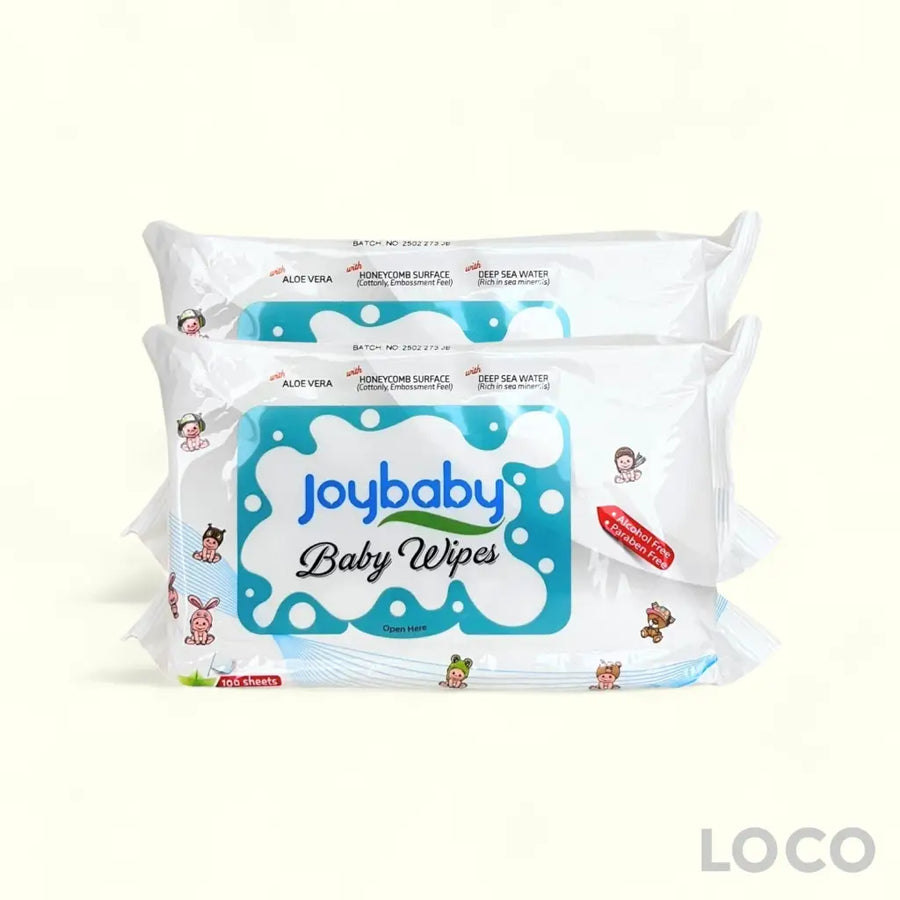 Joybaby Baby Wipes 100s x 2 Honey Comb