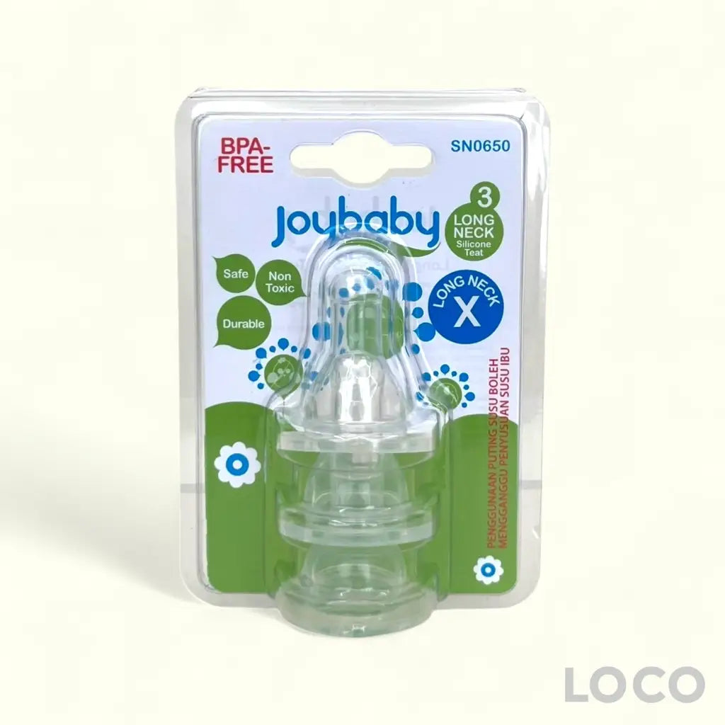 Joybaby Silicone Teat Neck 3s Long - X
