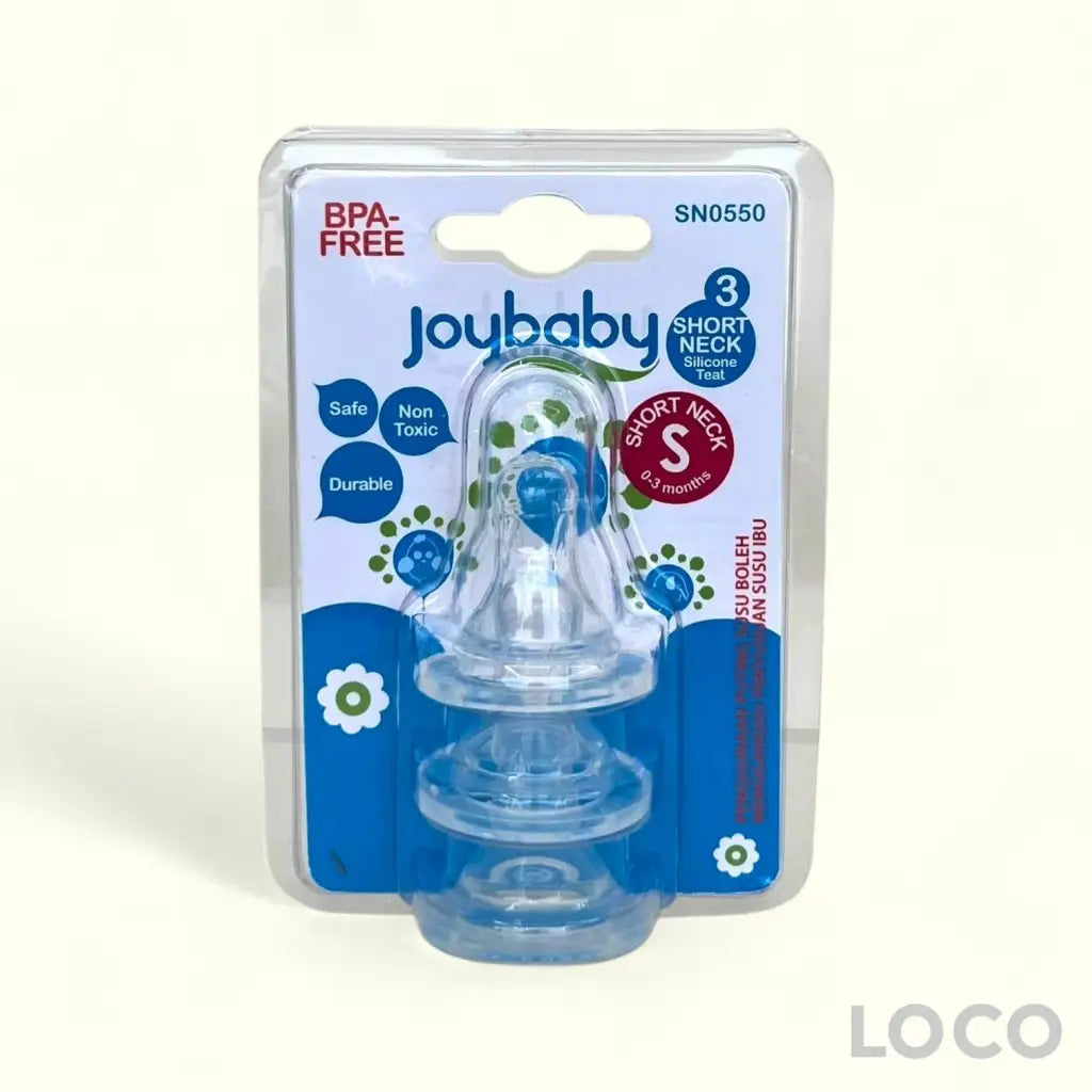 Joybaby Silicone Teat Neck 3s Short - S