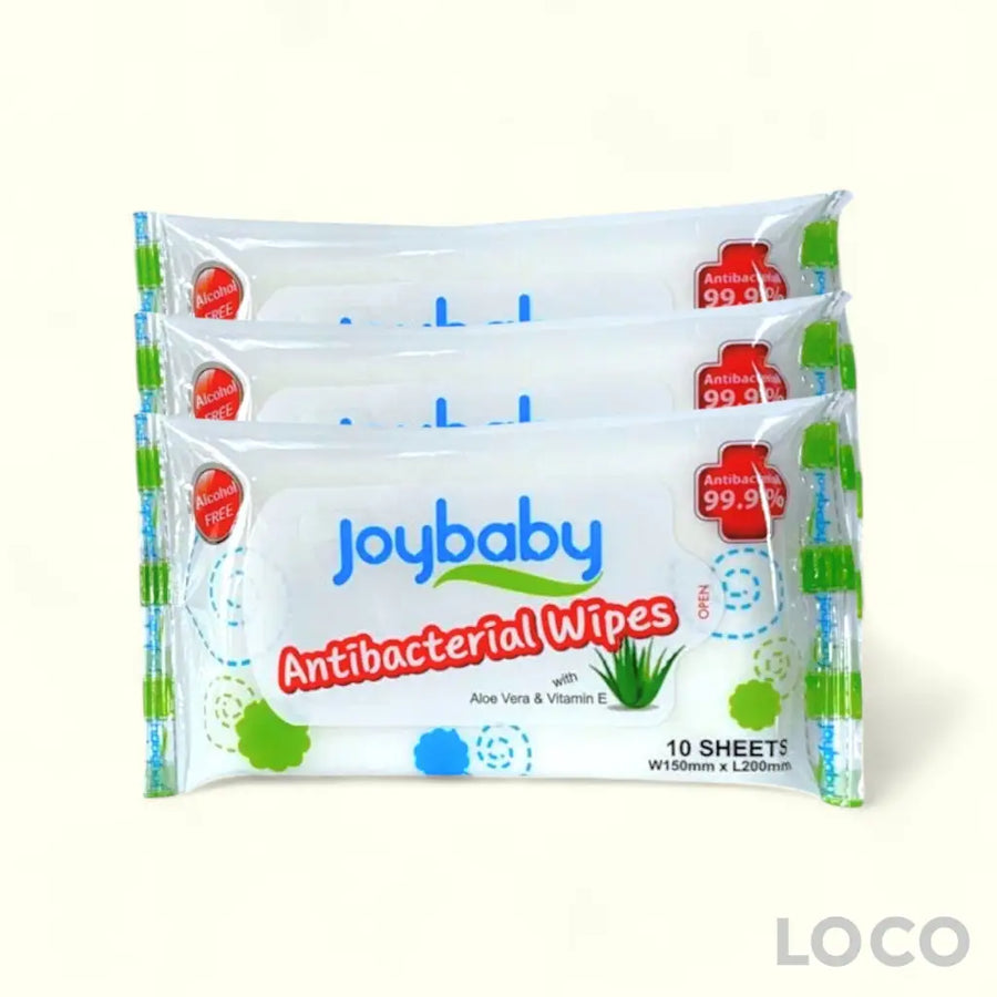 Joybaby Wet Wipes 10s x 3 Antibacterial