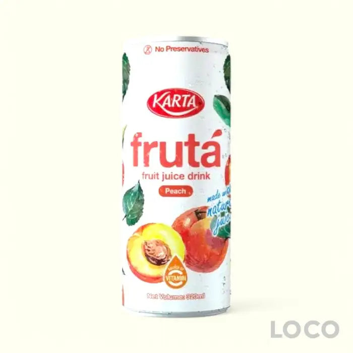 Karta Fruta Fruit Juice 320ml - Peach - Beverages