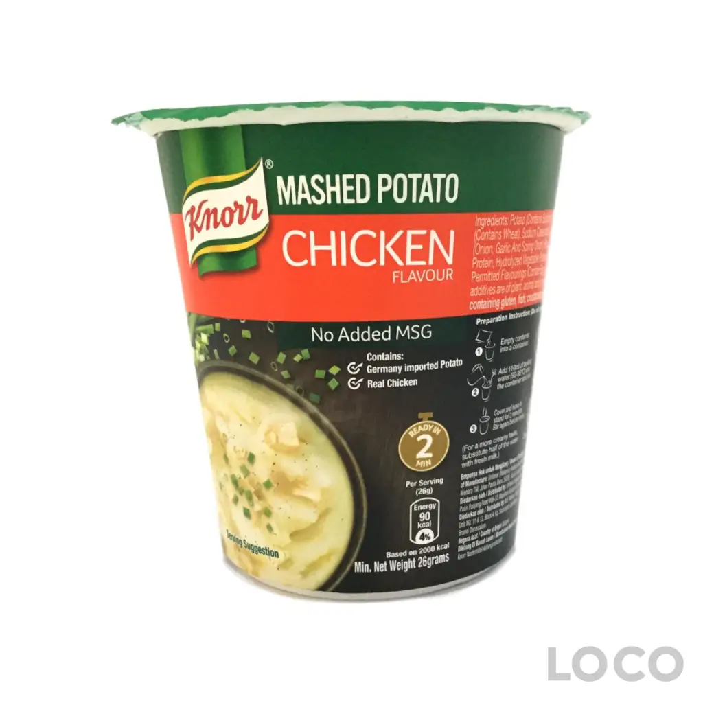 Knorr Cup Mashed Pot Chicken 26G - Cooking Aids