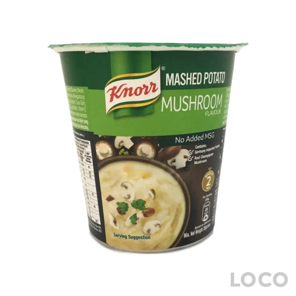 Knorr Cup Mashed Pot Mushroom 26G - Cooking Aids