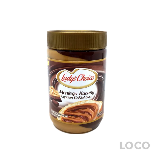 Ladys Choice Peanut Butter Chocolate 500G - Spreads &