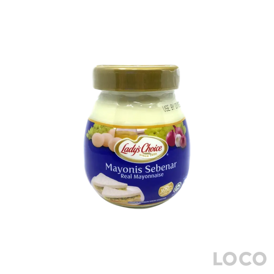 Ladys Choice Real Mayo Jar 205ml - Cooking Aids