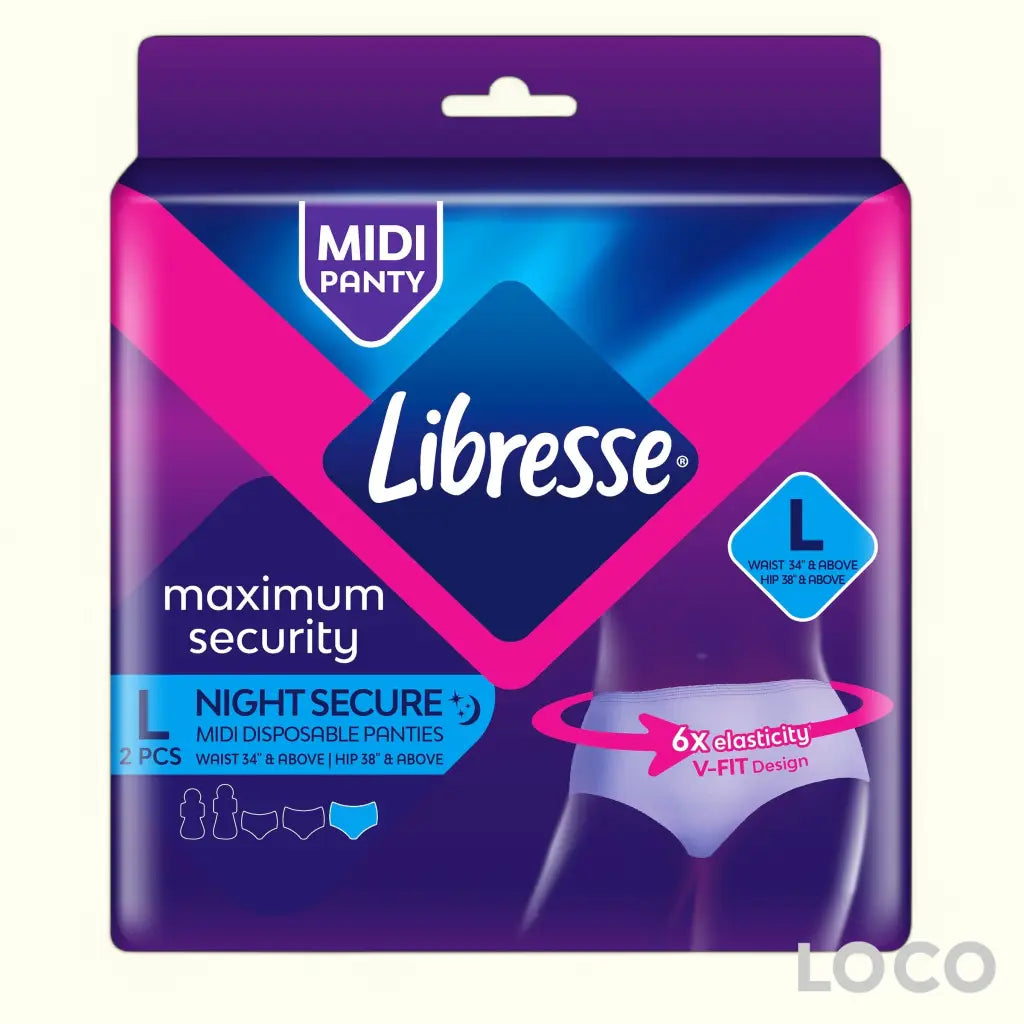 Libresse Feminine Care Security Midi Panties 2s - Midi L 2s