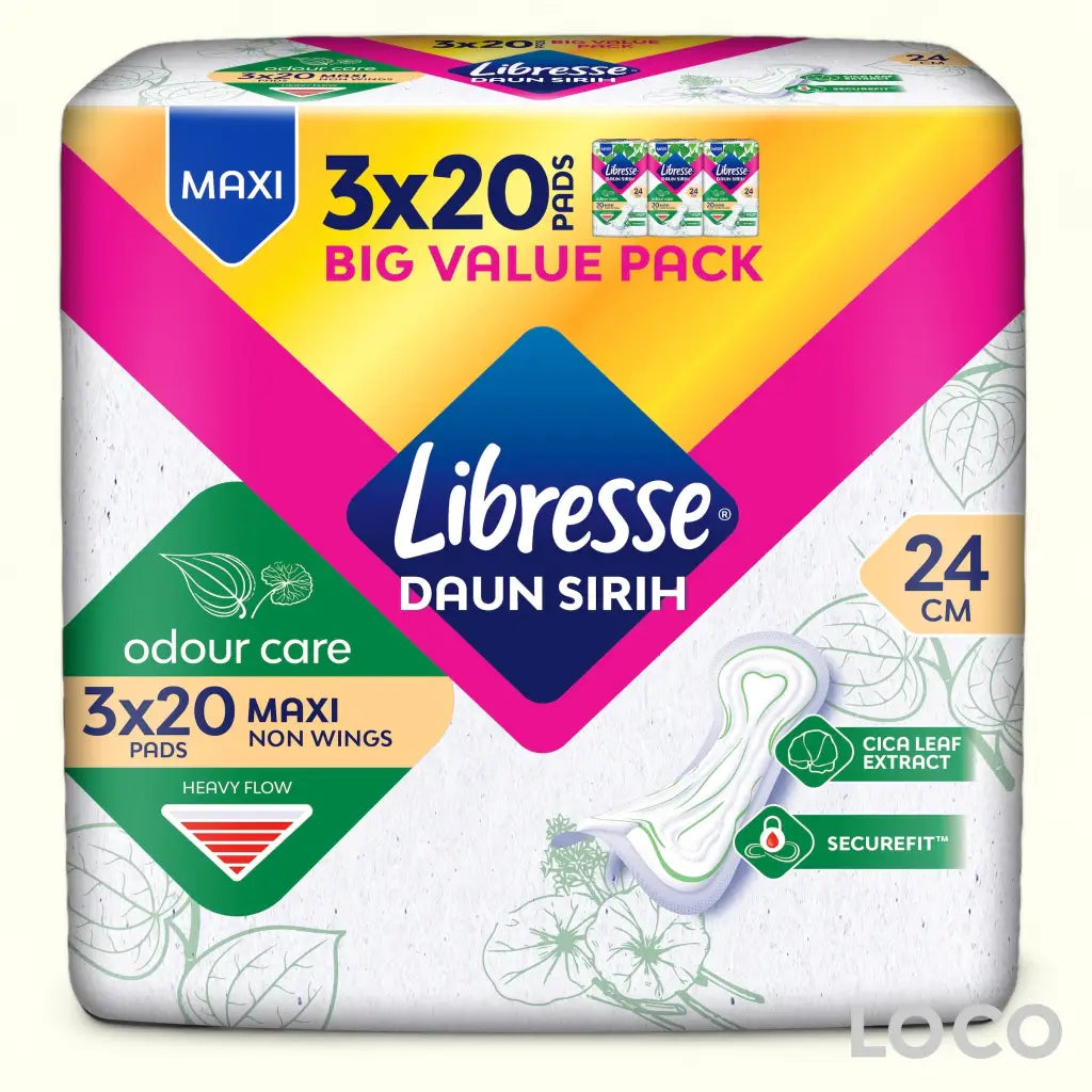 Libresse Feminine Pads Odour Care Big Value Pack - MaxiNW