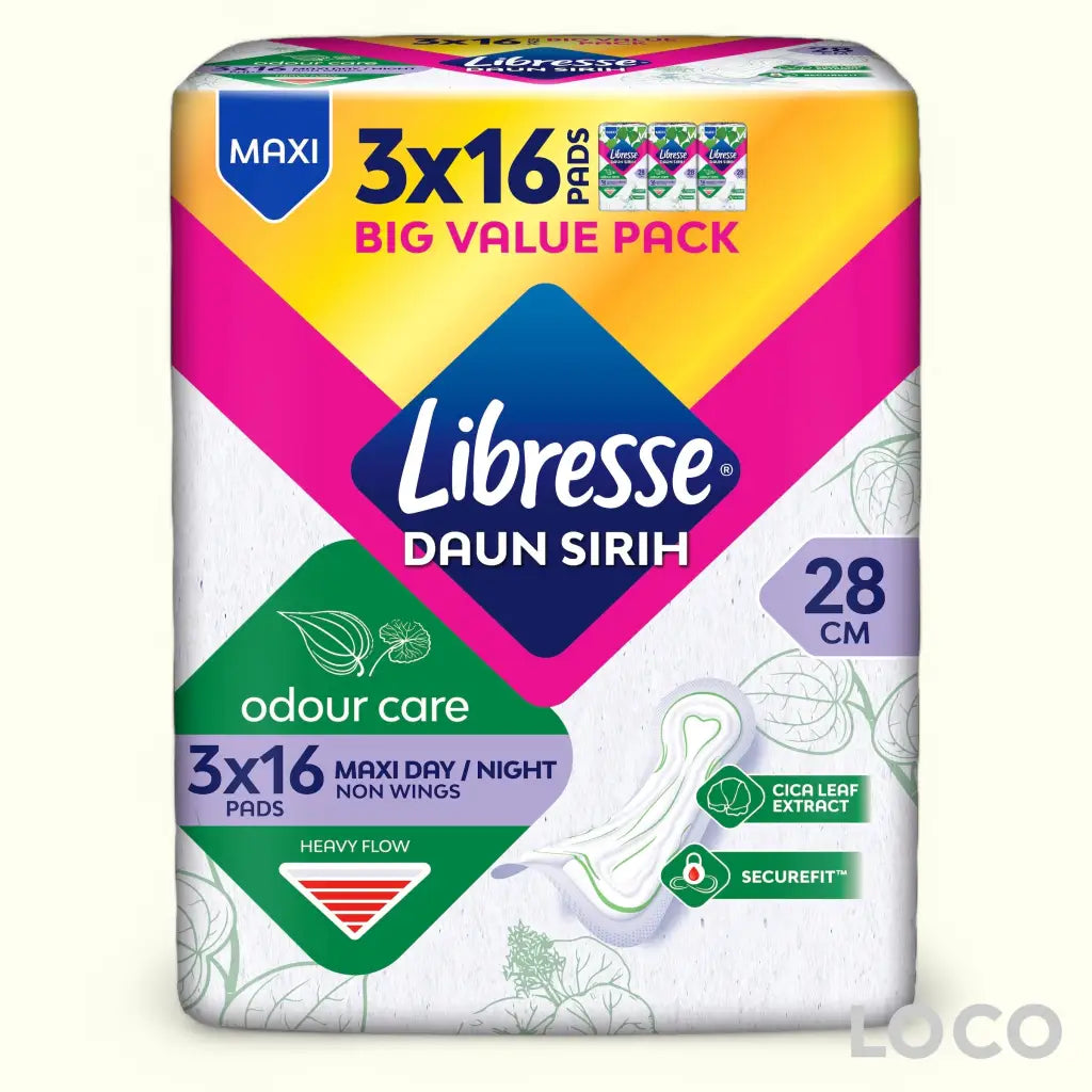 Libresse Feminine Pads Odour Care Big Value Pack - MaxiNW