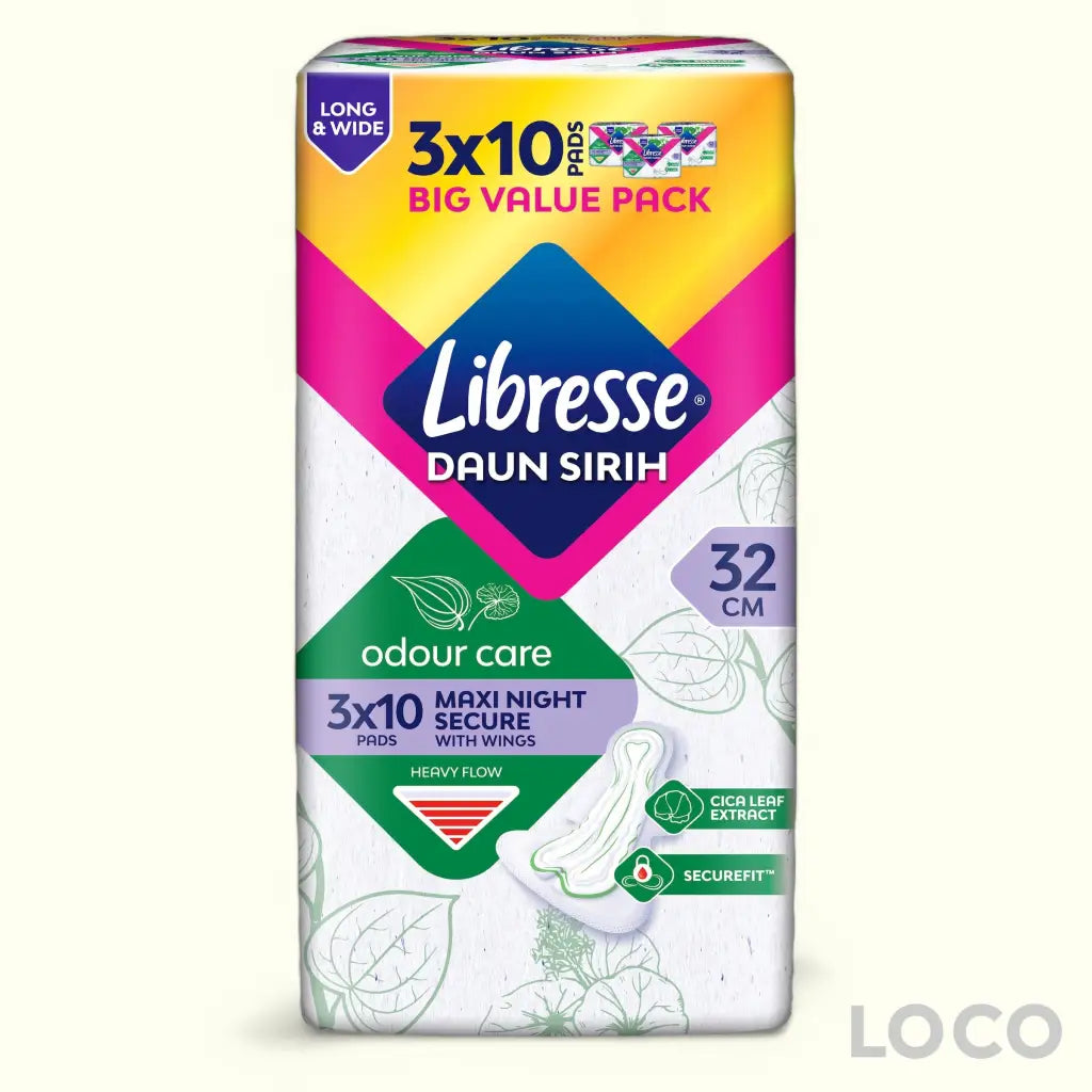 Libresse Feminine Pads Odour Care Big Value Pack - WBNightW
