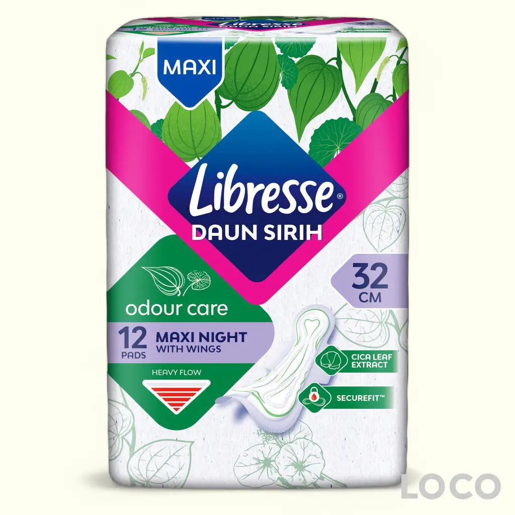 Libresse Feminine Pads Odour Care Single Pack - MaxiNightW