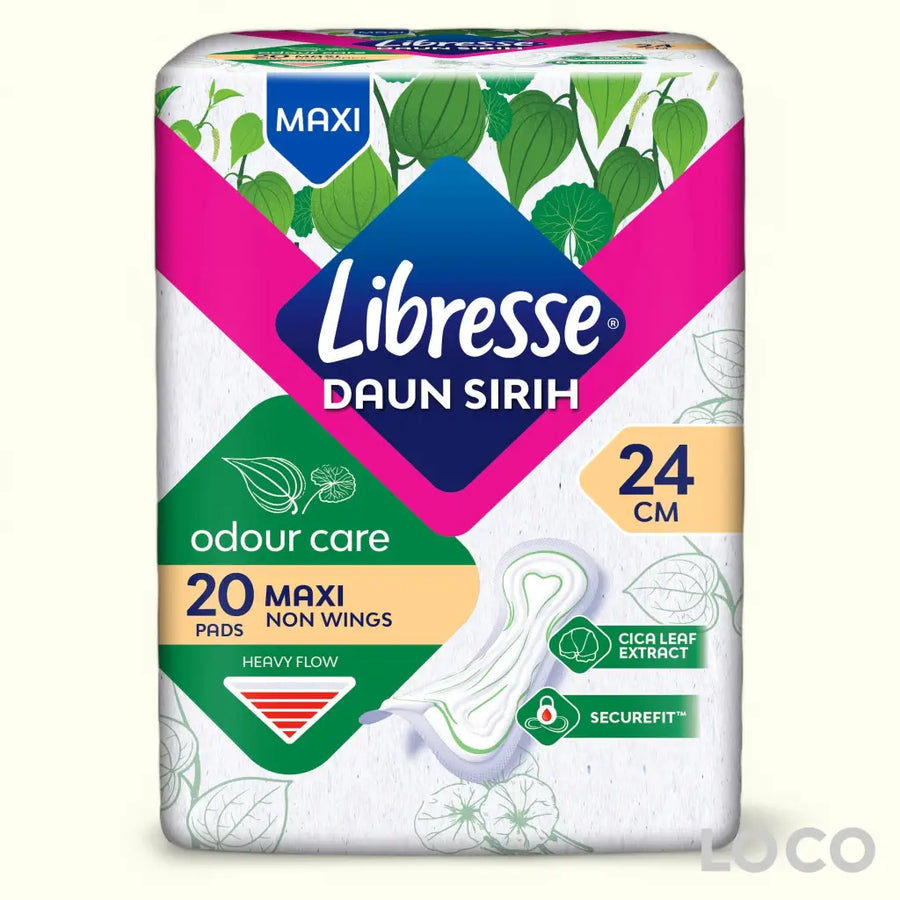 Libresse Feminine Pads Odour Care Single Pack - MaxiNW 24cm