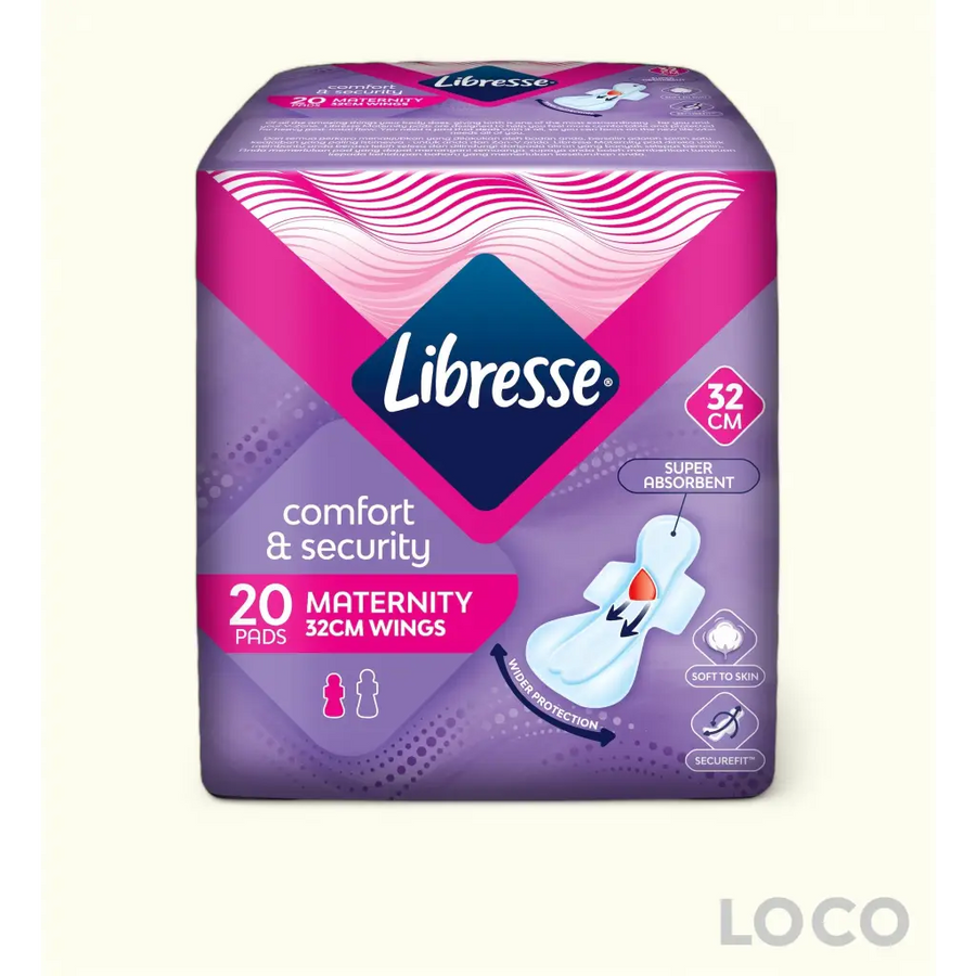 Libresse Maternity Pads Big Pack - WBNightW 32cm 20s