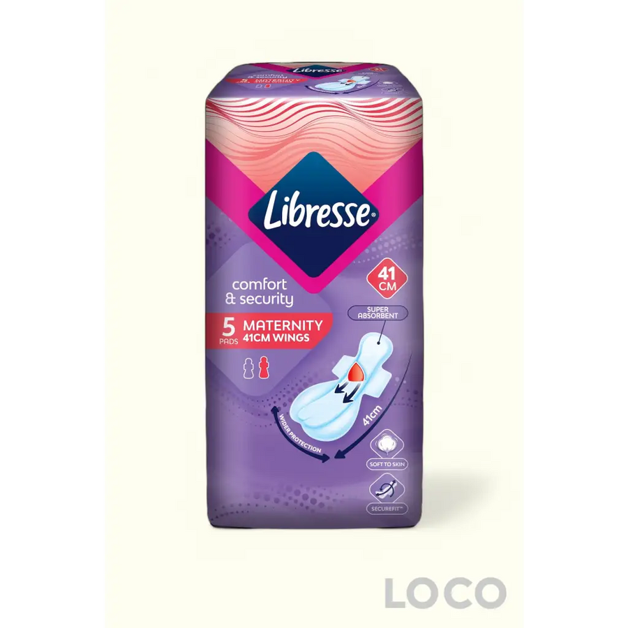 Libresse Maternity Pads - Maternity WBNightW 41cm 5s