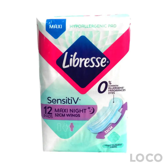 Libresse Sensitiv Maxi Night Wing 32cm 12s Big Pack -