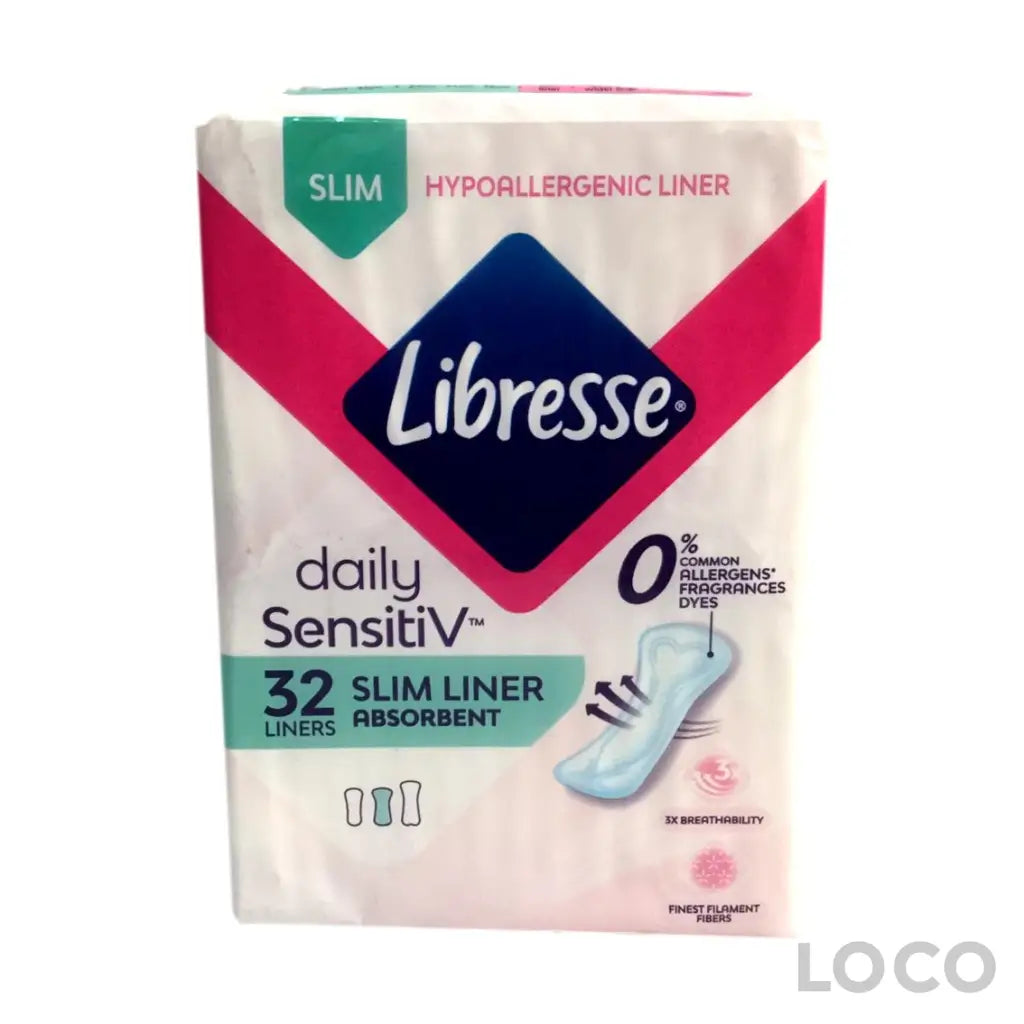 Libresse Sensitiv Slim Pantyliner 32s Big Pack - Feminine