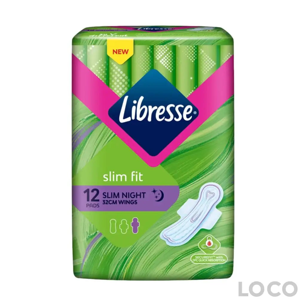 Libresse Slim Night Wing 32cm 12s Big Pack - Feminine Care