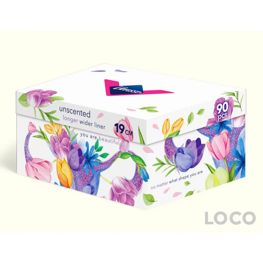 Libresse Unscented Box Panty Liners - LWSlimPL 19cm (3x30s)