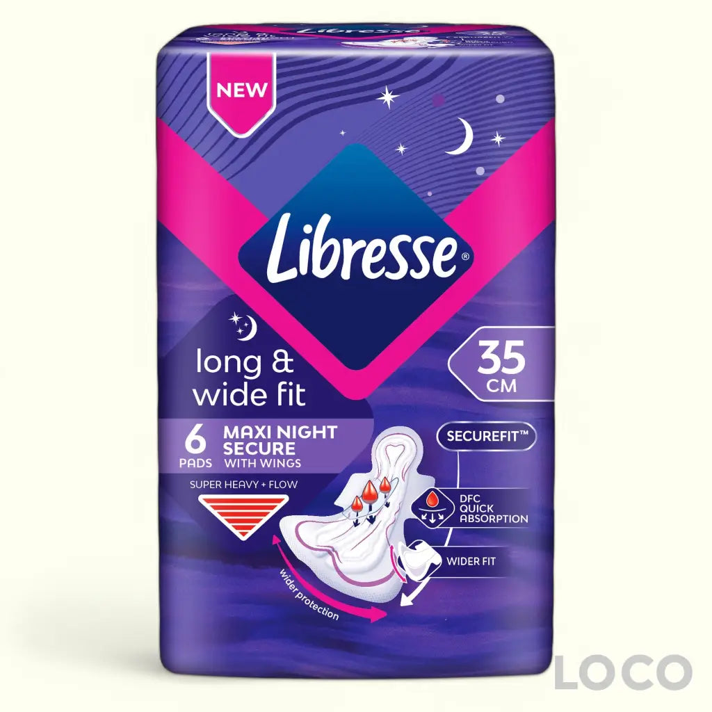 Libresse Unscented Feminine Pads Single Big Pack - WBNightW