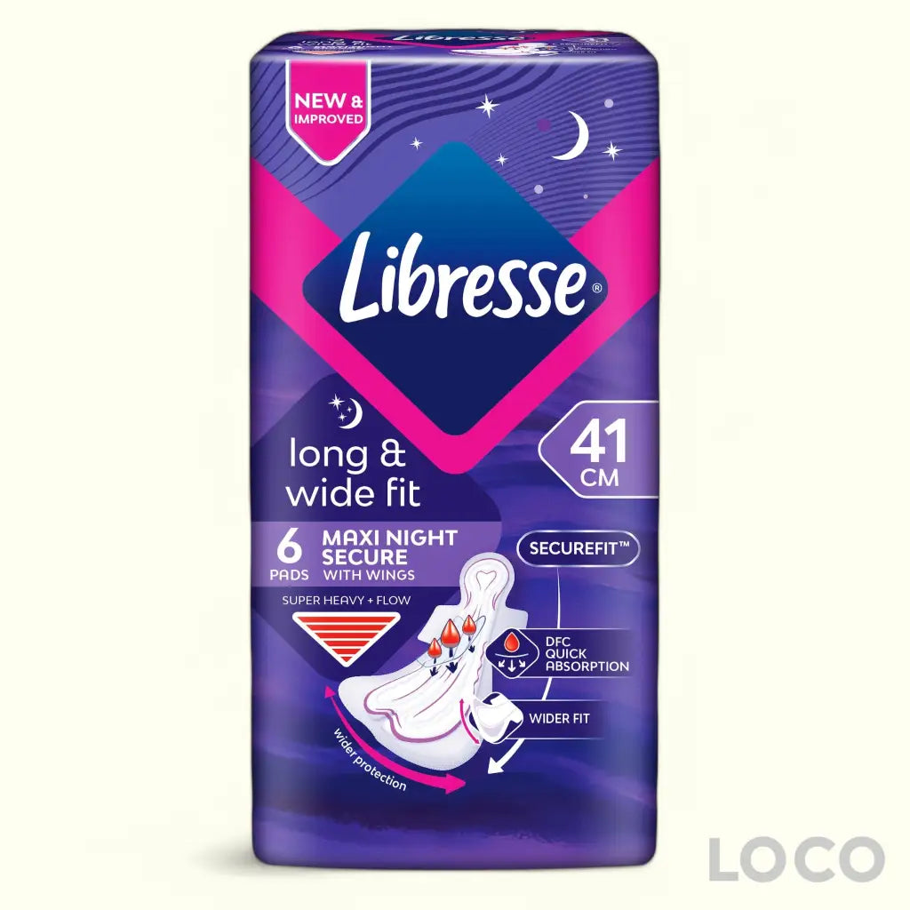 Libresse Unscented Feminine Pads Single Big Pack - WBNightW