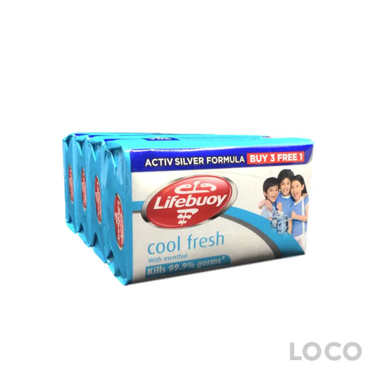 Lifebuoy Bar Cool Fresh 3 + 1 4X110G - Bath & Body