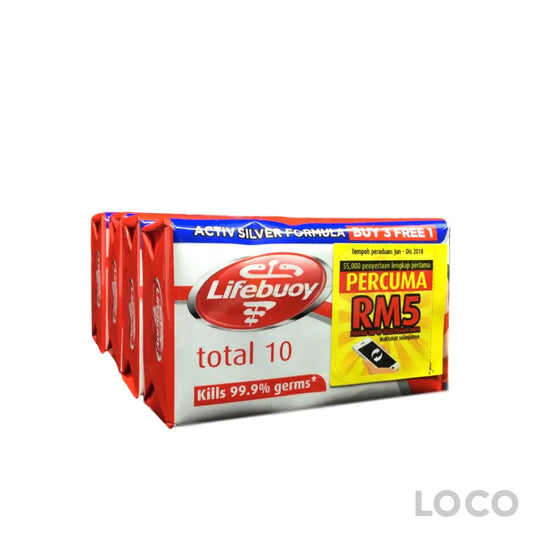 Lifebuoy Bar Total10 3 + 1 4X110G - Bath & Body