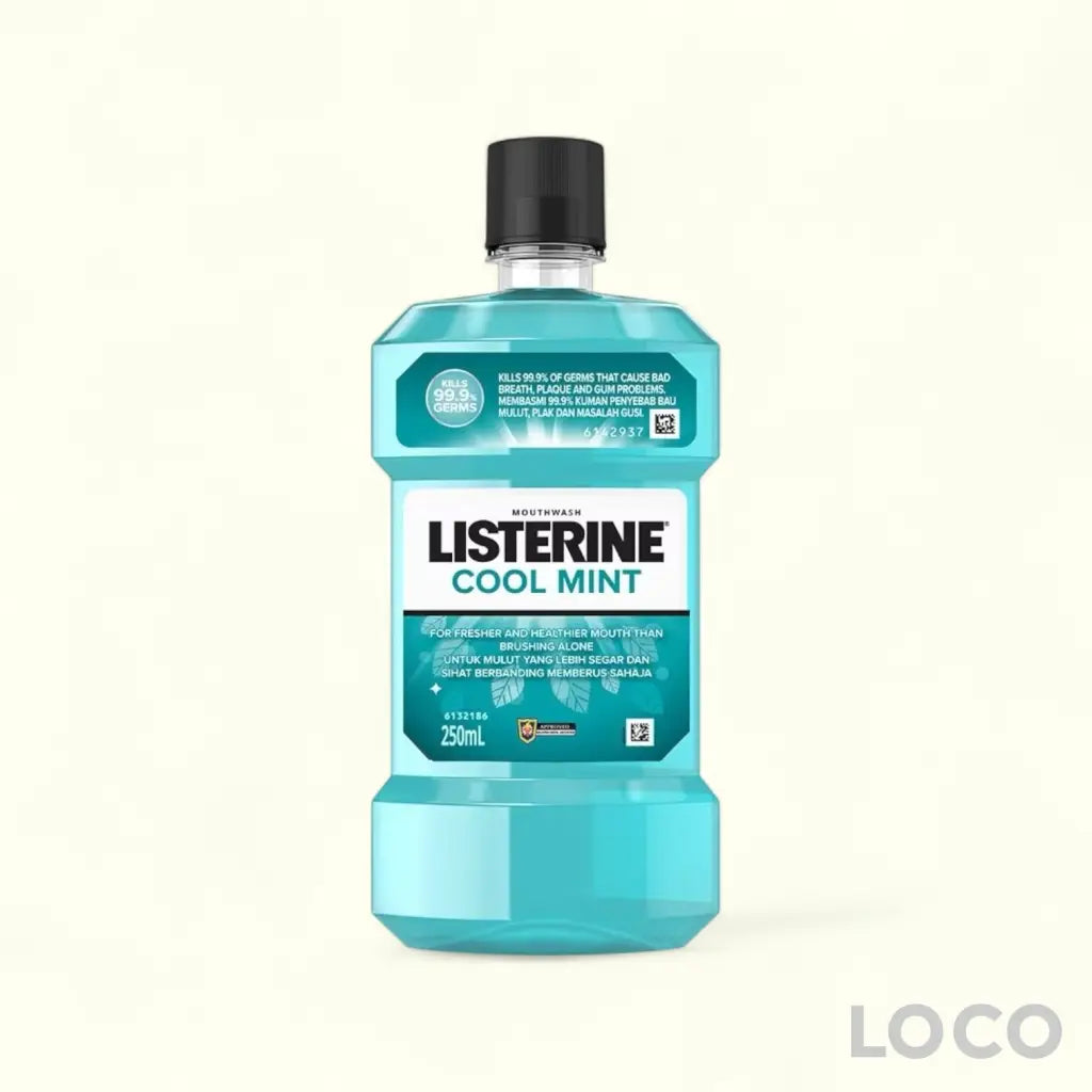 Listerine Mouthwash 250ml Marked Pack RM9.50 - Cool Mint