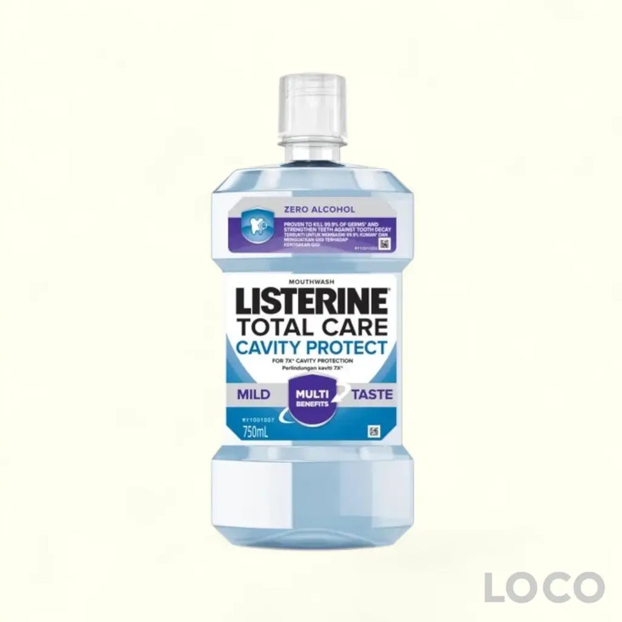 Listerine Mouthwash 750ml - Total Care Cavity Protect 750ml