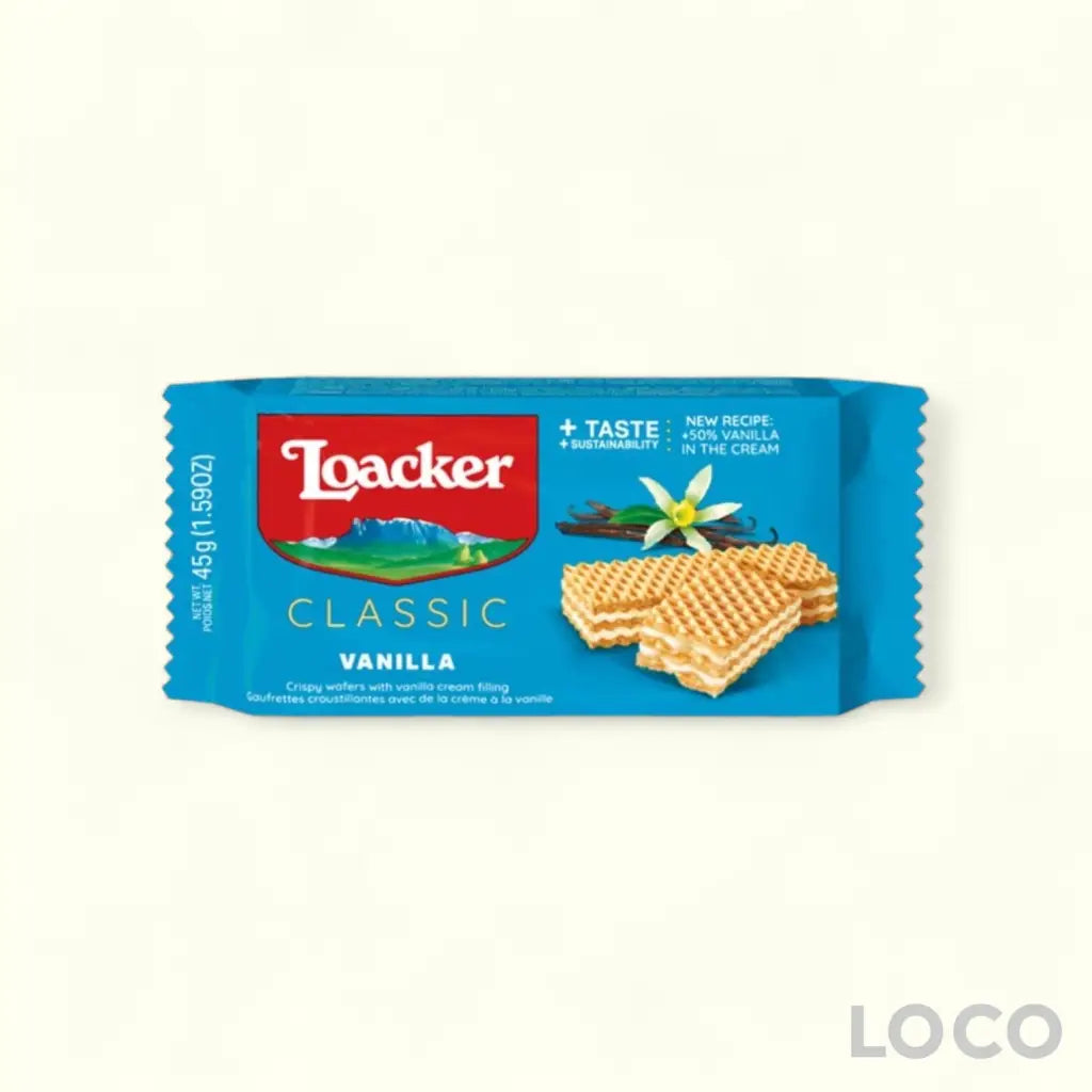 Loacker Wafers 45G - Vanille