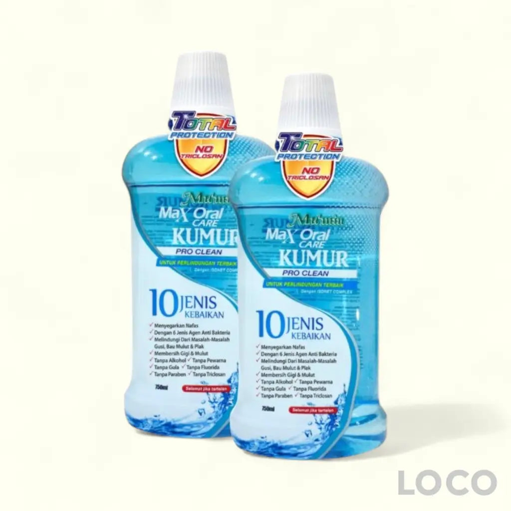 Mumin Max Oral Care Kumur 750MLx2 Twin Pack - Pro Clean