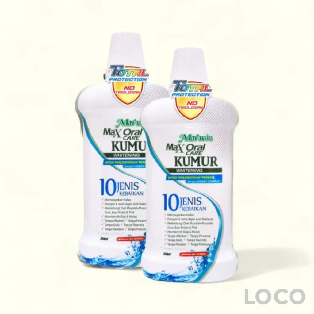 Mumin Max Oral Care Kumur 750MLx2 Twin Pack - Whitening