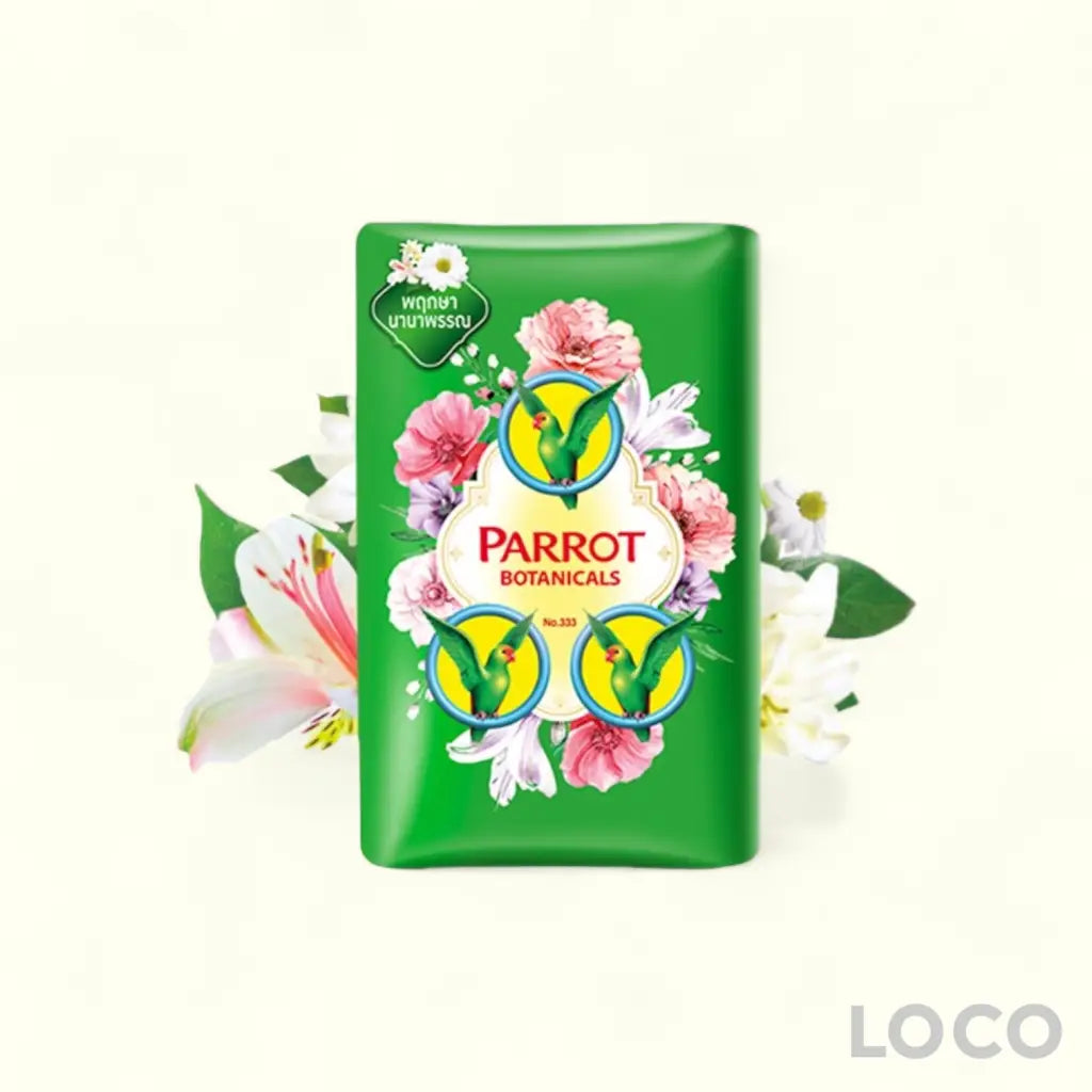 Parrot Bar Soap 3X55G - Thai Botanical & Herbs