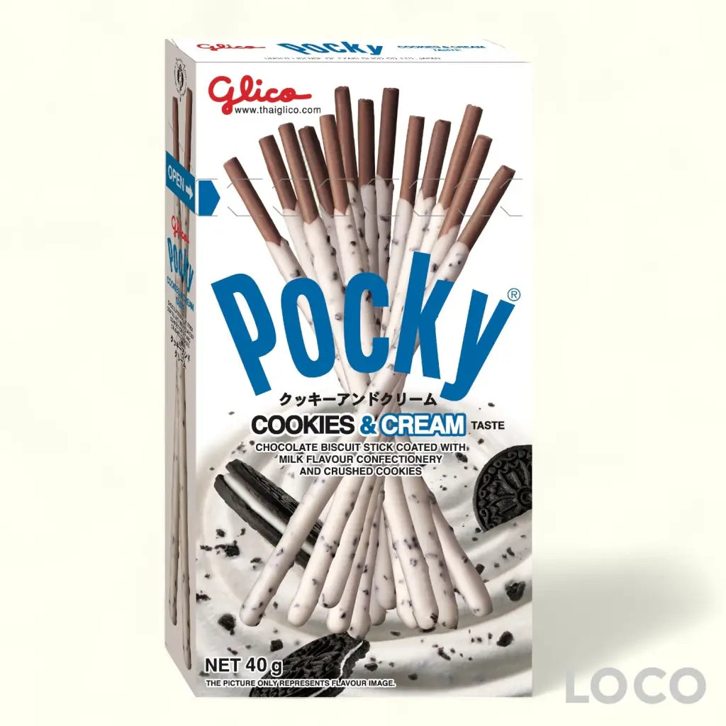 Pocky Biscuit Sticks - Cookies & Cream 40G
