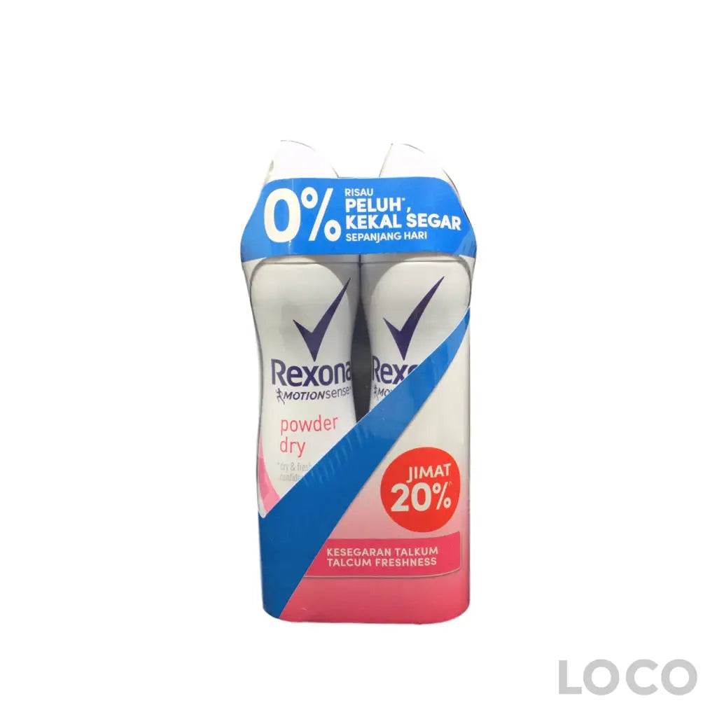 Rexona Women Anti Perspirant Powder Dry Twin Pack 2X135ml