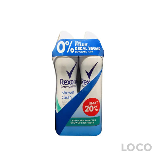 Rexona Women Anti Perspirant Shower Clean Twin Pack 2X135ml